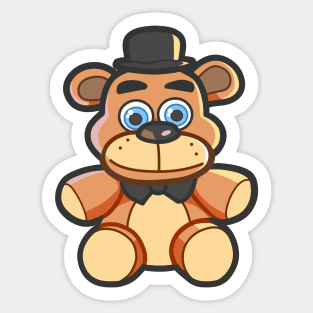 FNAF Freddy Fazbear Plush Toy Sticker